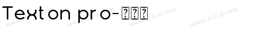 Texton pro字体转换